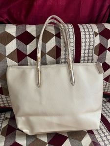 Lacoste Tote Bag - Beige