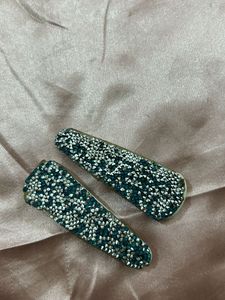 Sparkling Rhinestone Hair Clips