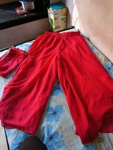 Patchwork Print Indo western Set