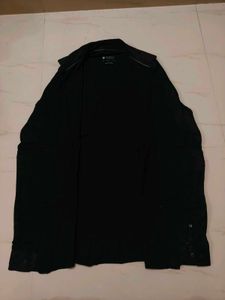 Classic Black Men's Button-Up Shirt