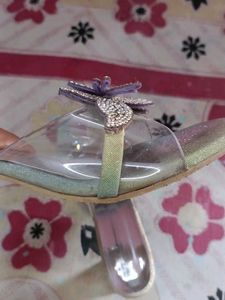 Sparkling Embellished Heeled Sandals
