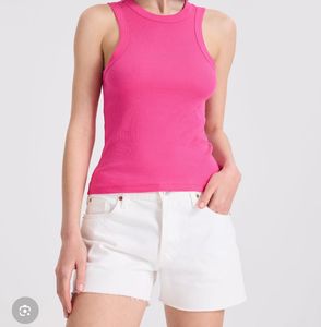 H&amp;M Ribbed Tank Top - Hot Pink