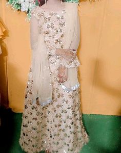 Elegant Sequined Pakistani Dress