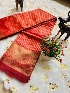 New  Red south indian Saree