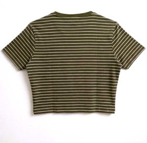 Striped Cropped T-Shirt