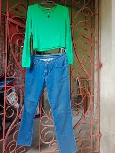 Combo Of Jeans And Top