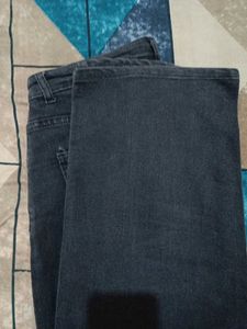 Stylish Grey Wide Leg Jeans