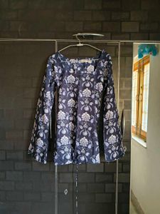 Bohemian Print Long Sleeve Top