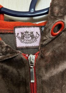 Juicy Couture Velour Zip-Up Hoodie