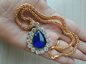 Stunning Blue Gemstone Necklace