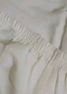 Elegant White Palazzo Pants