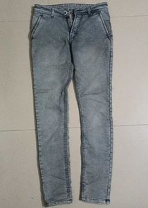 Men's Grey Wash Jeans
