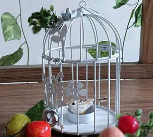 Metal Iron Cage Tea Light Candle Holder