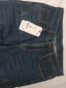 Dark Blue Denim Jeans