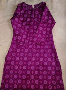 Beautiful Purple Printed Kurta