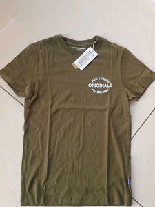 Jack & Jones Olive Green T-Shirt