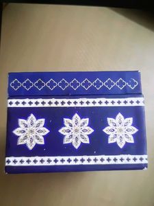Decorative Blue Floral Box