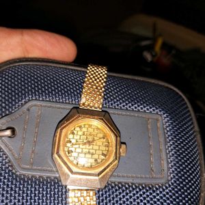 mechanical OLYMPIC SUNITA Gold Tone Watch