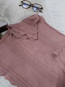 Charming Pink Knitted Cardigan