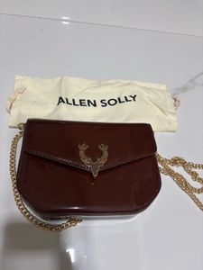 Allen Solly Patent Crossbody Bag