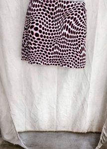 12138. Women's Abstract Print Mini Skirt