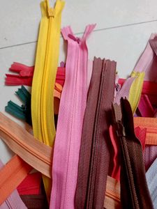Bulk Lot of Assorted Zippers
