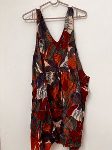 Boho Abstract Print Maxi Dress