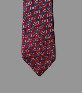 Gucci Silk Tie - Red Double G Pattern