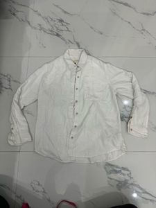 Classic White Button-Up Shirt