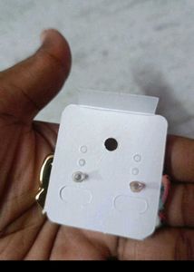 Golden Stud Earrings(3 combo)