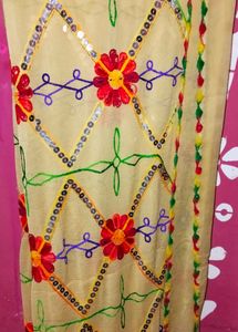 Dupatta With Beautiful Embroidery