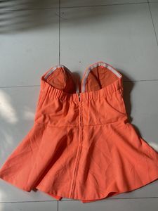 Cute Orange Bandeau Top