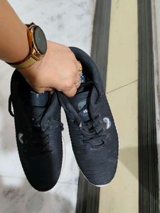 Unisex  Black Casual Shoes