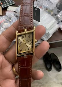 Cartier Tank Watch - Classic Gold Tone