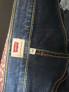 Classic High Waist Levi’s Blue Denim Jeans