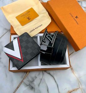 Louis Vuitton Belt and Wallet Set