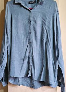 Light Blue Button-Up Tunic