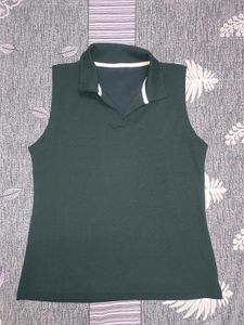 Sleeveless Polo Shirt