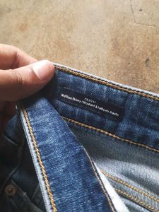 CK Blue Distressed Skinny Jeans