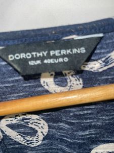 Dorothy Perkins Navy Bow Print Sleeveless Top