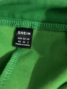 New Green Puff  Blazer n flare trouser