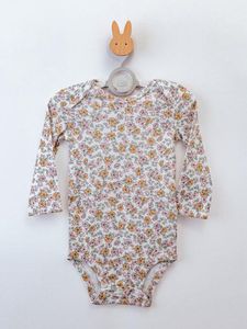 Baby Girl Floral Long Sleeve Bodysuit