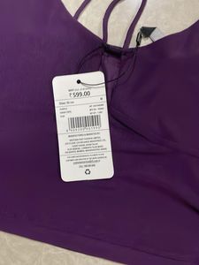 Stylish Purple Crop Top