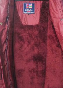 Maroon Quilted Winter Jacket