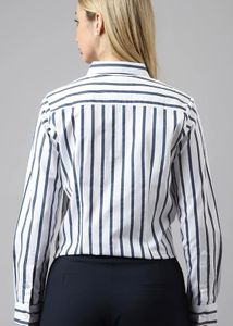 Hancock Striped Cotton Formal Shirt