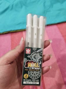 Sakura Gelly Roll White Pens Set of 3