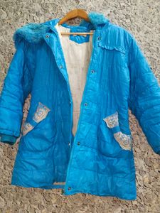 Vintage Blue Puffer Jacket 🧥