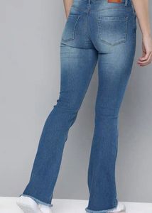 HERE&amp;NOW Women Blue Bootcut Jeans