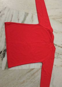 Red Catcorn Long Sleeve T-Shirt