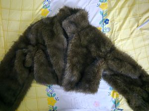 Cozy Faux Fur Cropped Jacket